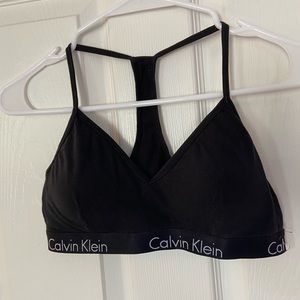 Black Calvin Klein Bra